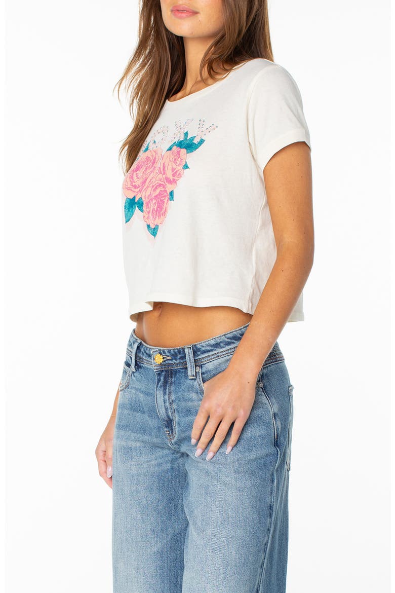 Rose Heart Crop Graphic T-Shirt, Alternate, color, CLOUD DANCER