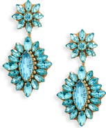 Deepa Gurnani Alianah Crystal Drop Earrings
