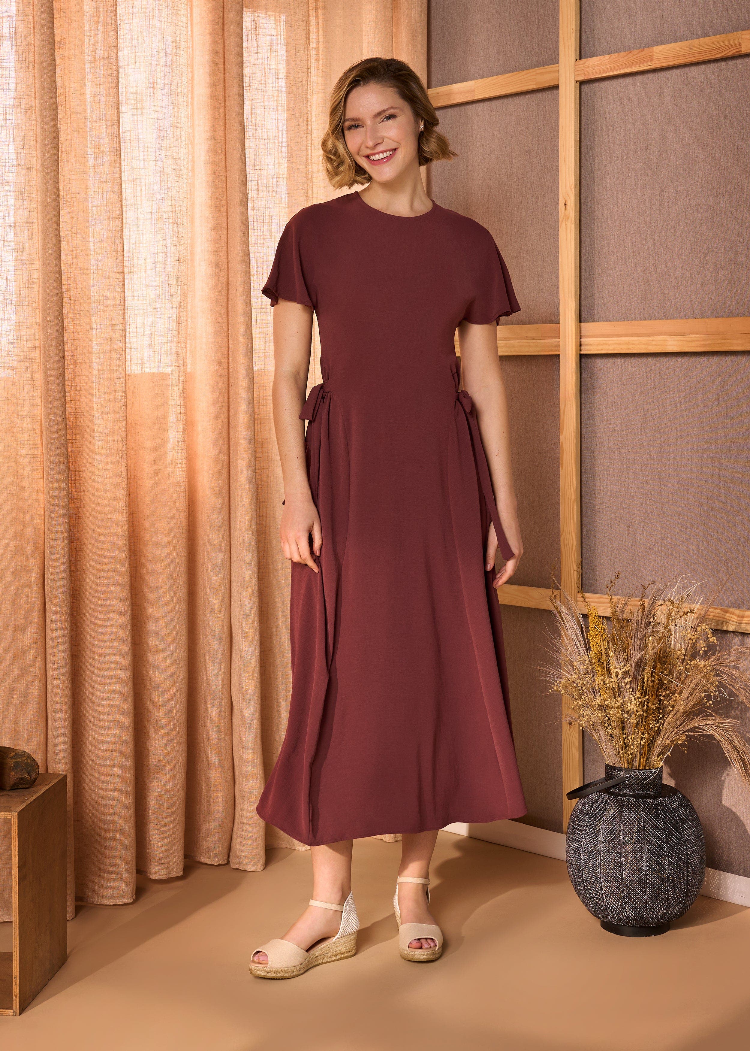 VISCATA Cavall Canvas Espadrille Sandal Wedges, Alternate, color, Beige