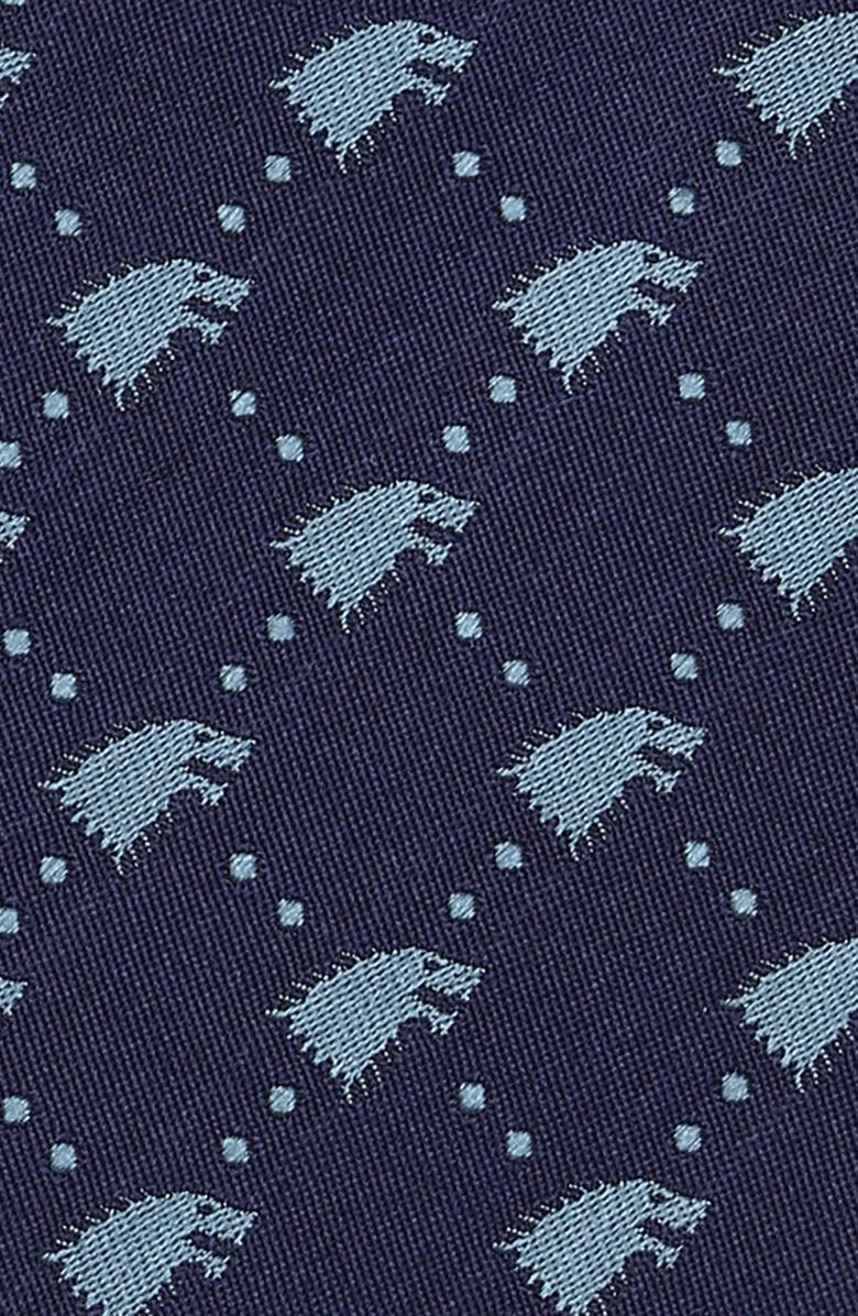 Cufflinks, Inc. Stark Direwolf Silk Tie, Alternate, color,