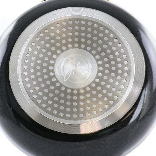 Gibson Home Ellsworth 9.5 Inch Aluminum Nonstick Frying Pan In Black