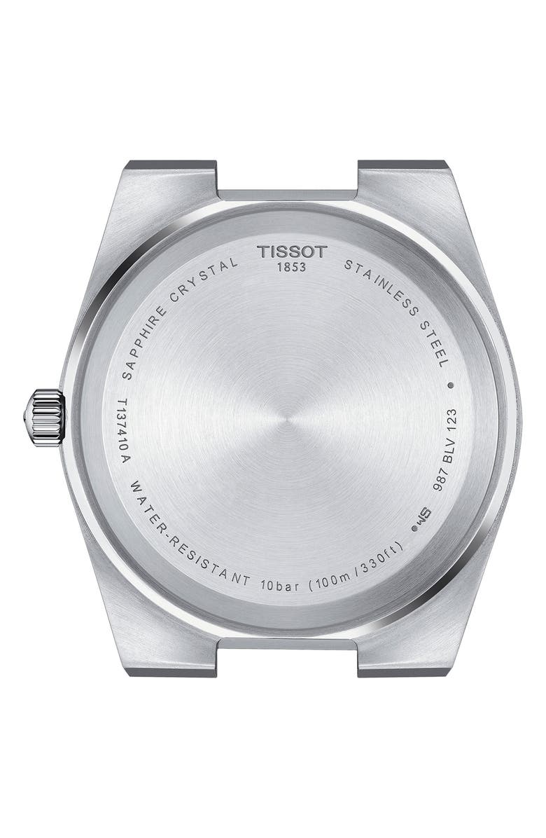 Tissot PRX Rubber Strap Watch, 40mm, Alternate, color, Black