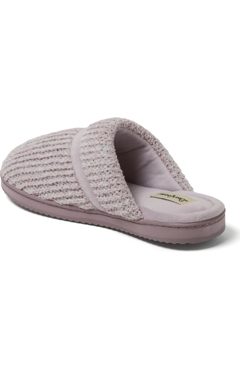 DEARFOAMS Serena Marled Chenille Scuff House Slipper, Alternate, color, Frosted Plum