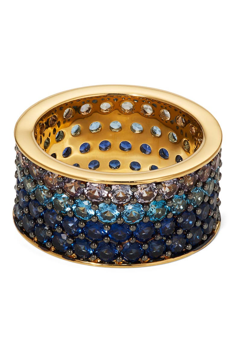 Gradient Crystal Ring, Main, color, GOLD
