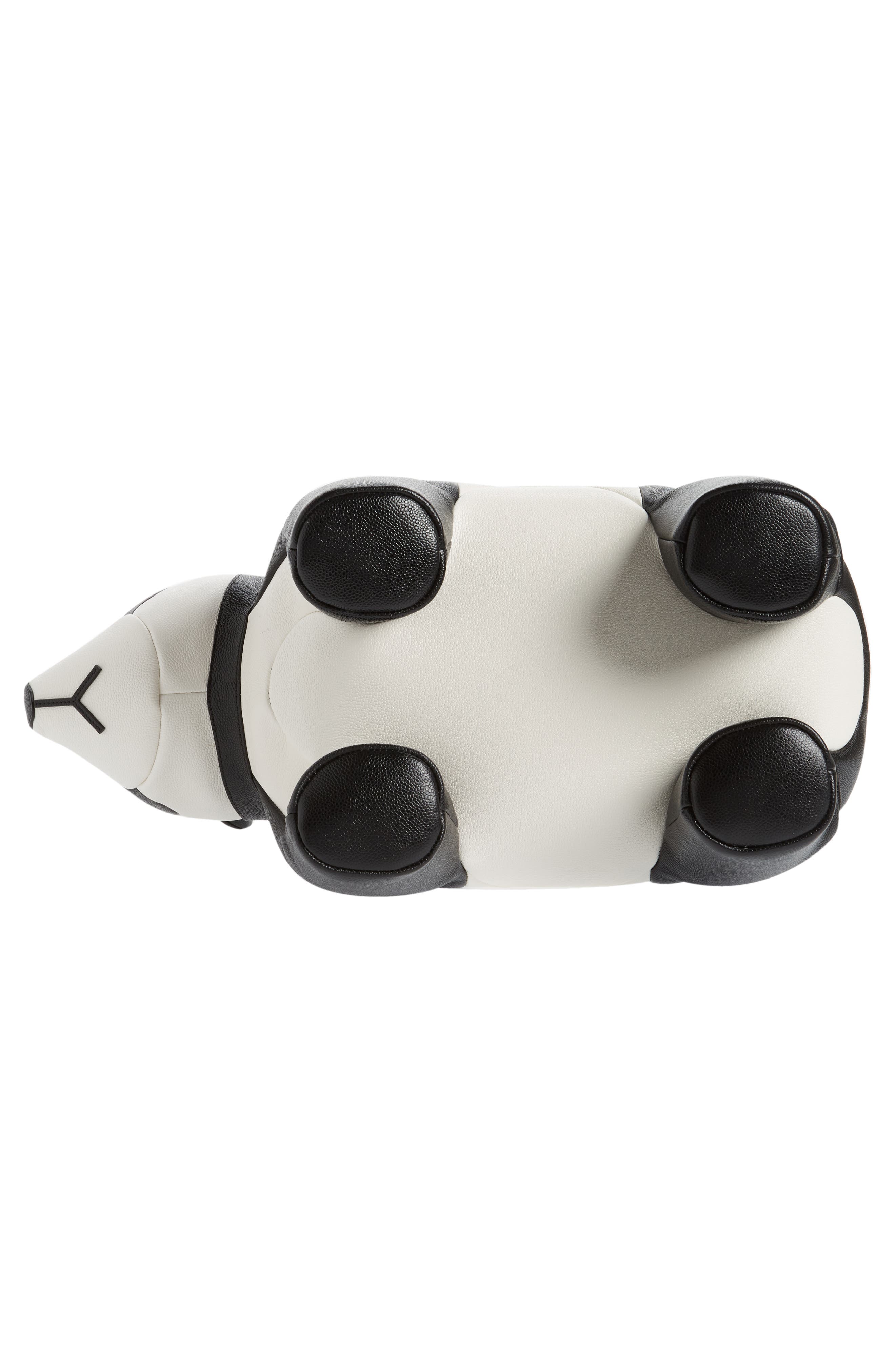 Thom Browne Panda Leather Bag, Alternate, color, 