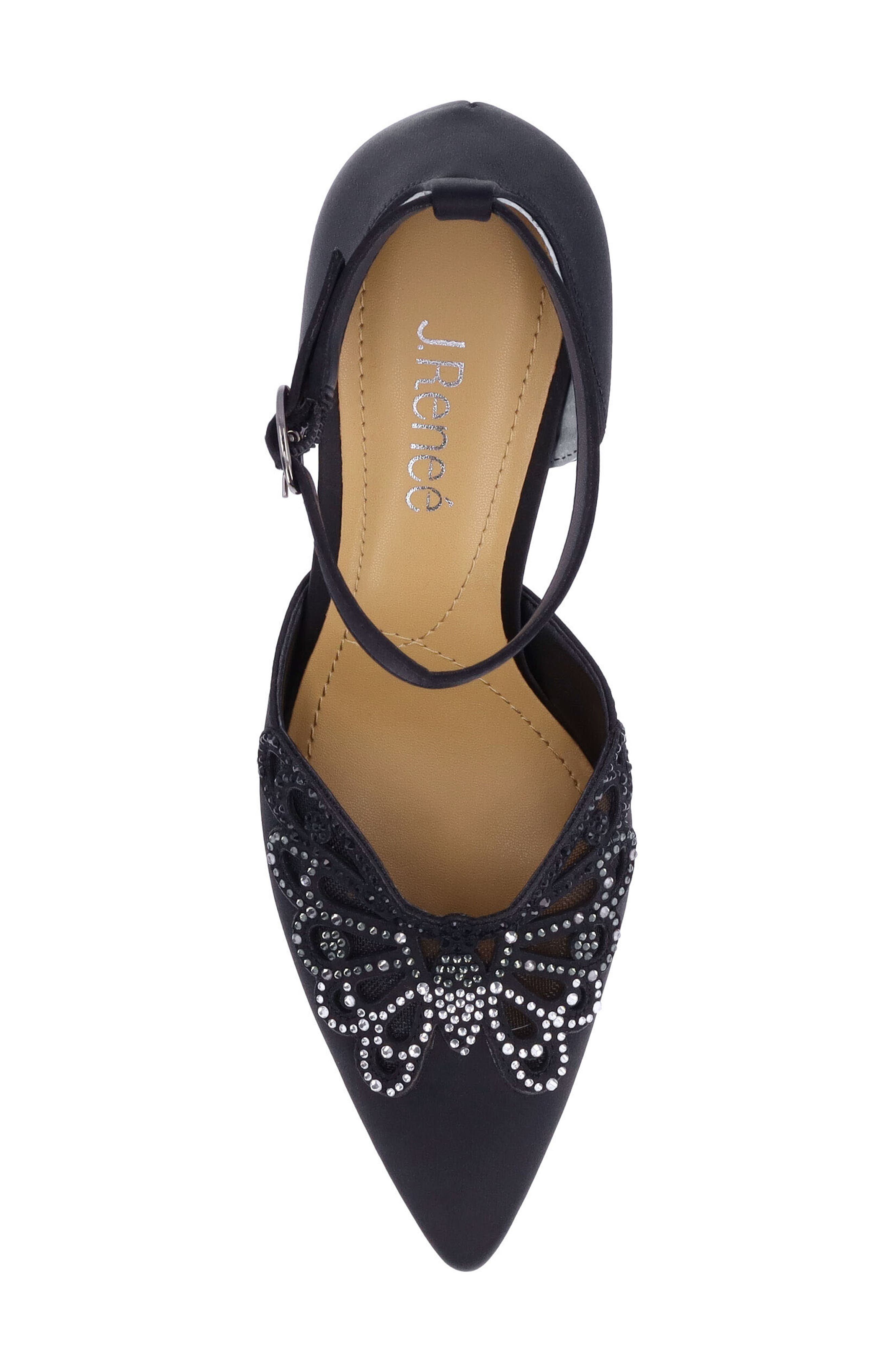 J. Reneé Isabetta Pointed Toe Pump, Alternate, color, Black
