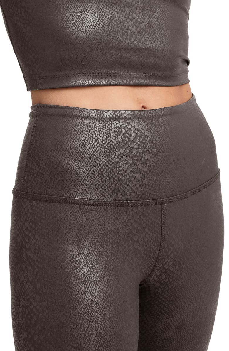 Beyond Yoga PowerShine Crop Tank, Alternate, color, Espresso Viper