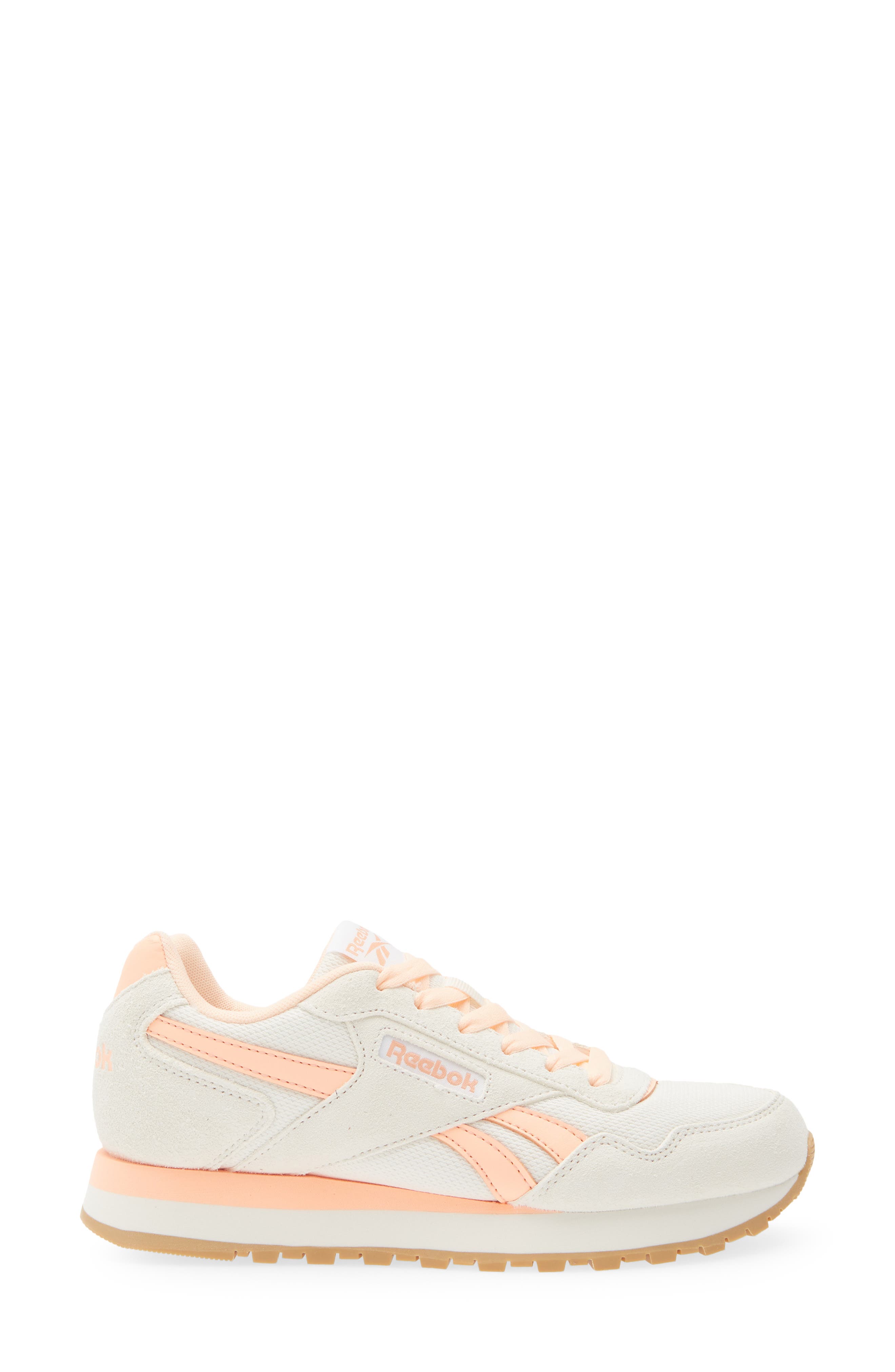 Reebok Glide Sneaker, Alternate, color, Chalk/Future Peach