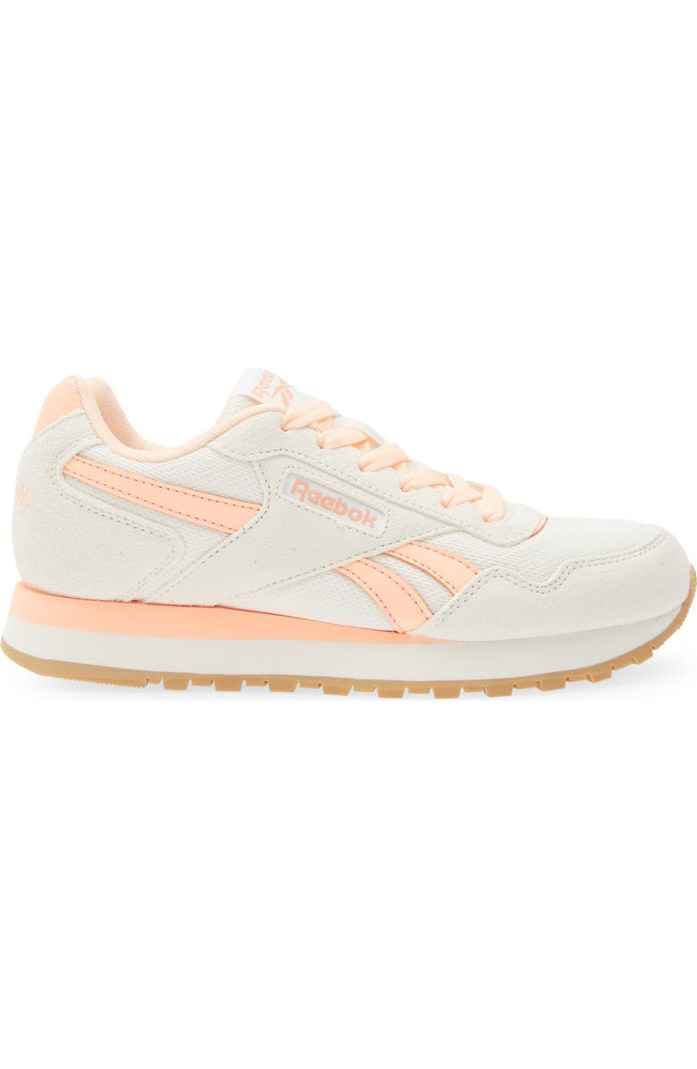 Reebok Glide Sneaker, Alternate, color, Chalk/Future Peach