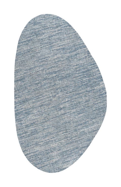 Callan Modern Rustic Abstract Indoor/Outdoor Shaped Area Rug