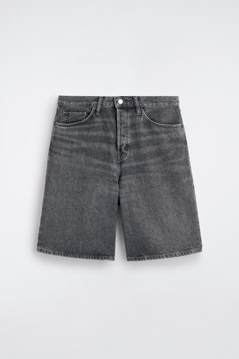 Rider Relaxed-fit Denim Shorts
