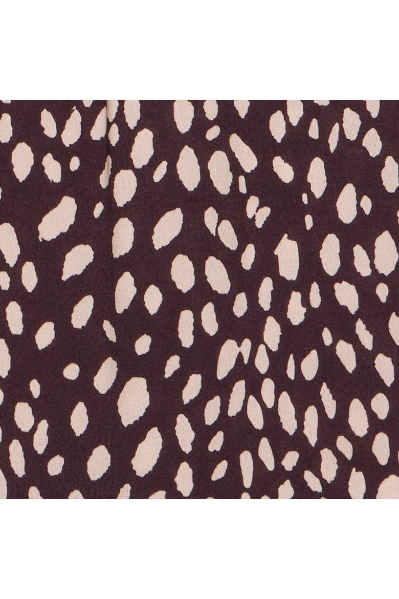 Animal Print Shirt, Alternate, color, Burgundy