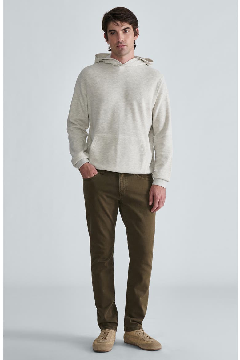 Cotton Blend Hoodie, Alternate, color, GREY MELANGE