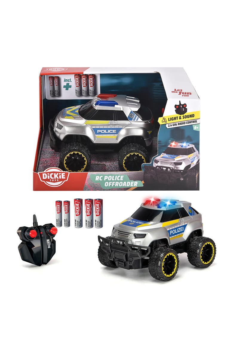 Police Offroader Remote Control Vehicle, Ages 6+, Alternate, color, Multicolored