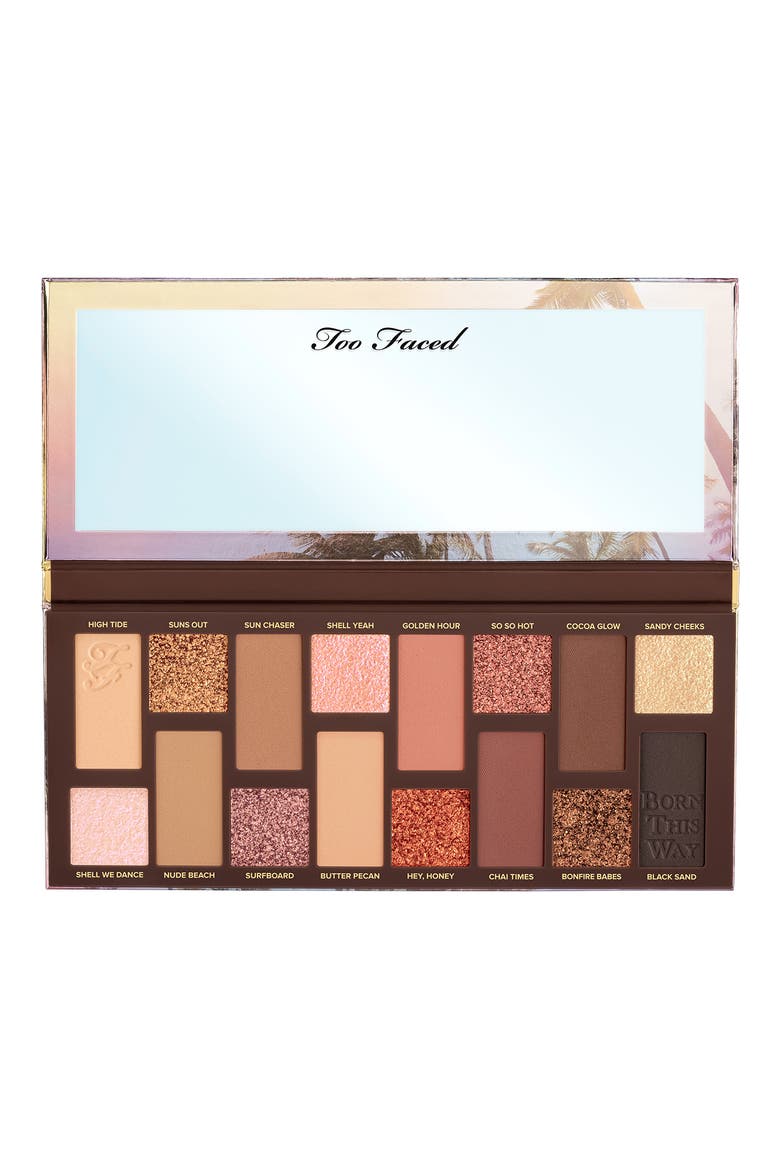 Born this Way Sunset Stripped Eyeshadow Palette, Main, color, MULTI