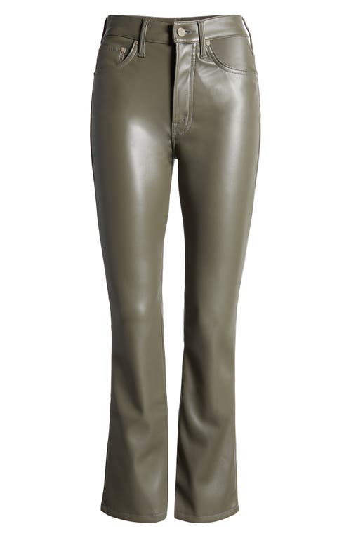 Mother The Insider Flood Faux Leather Pants