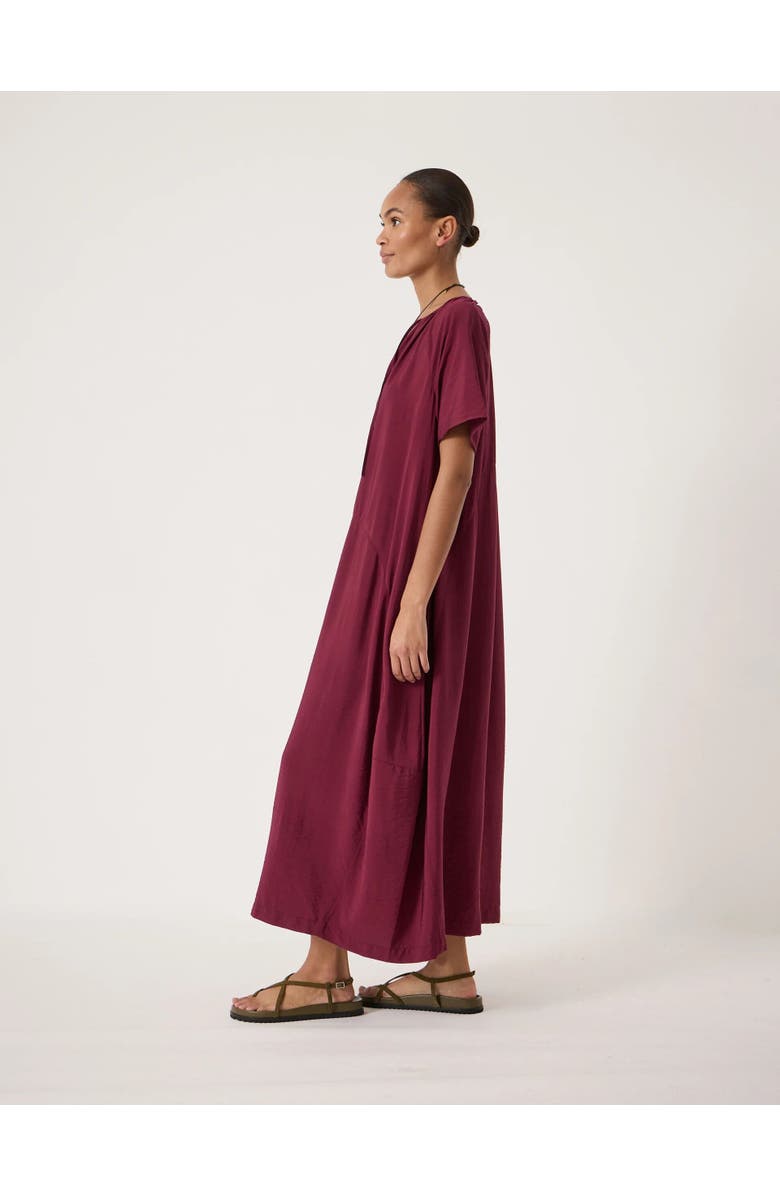 Hush Liddie Short Sleeve Barrel Tank Dress, Alternate, color, Maroon Red