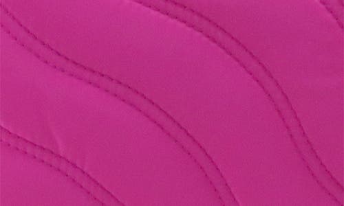 Mytagalongs Wavy Quilted Cosmetics Travel Organizer In Pink