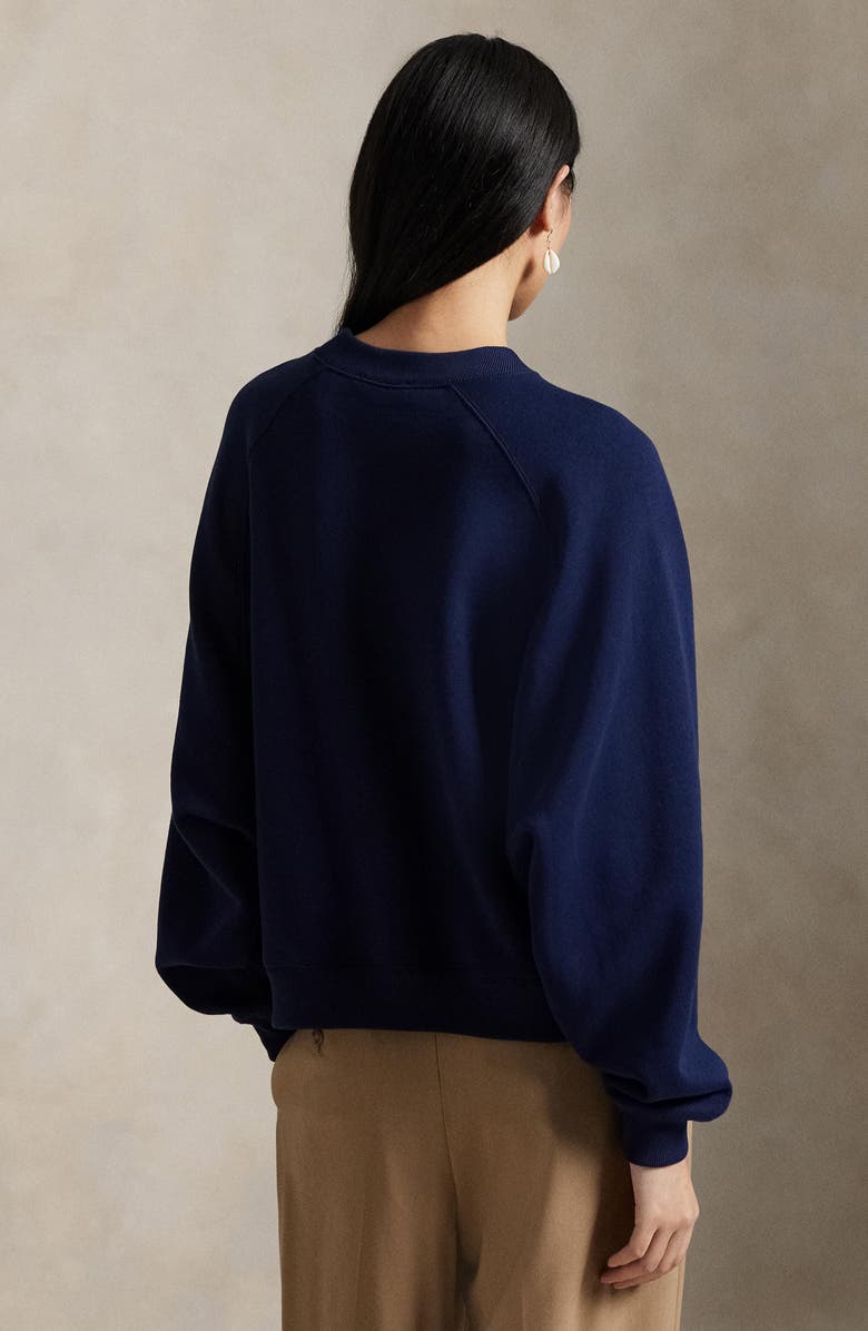 Polo Ralph Lauren Arctic Fleece Sweatshirt, Alternate, color, Cruise Navy