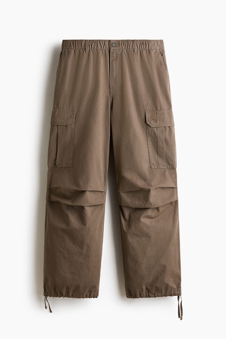 Loose-fit Cargo Pants, Main, color, Dark taupe
