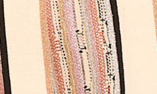 Shop Ramy Brook Ronda Stripe Jacquard Knit Midi Dress In Sequin Stripe