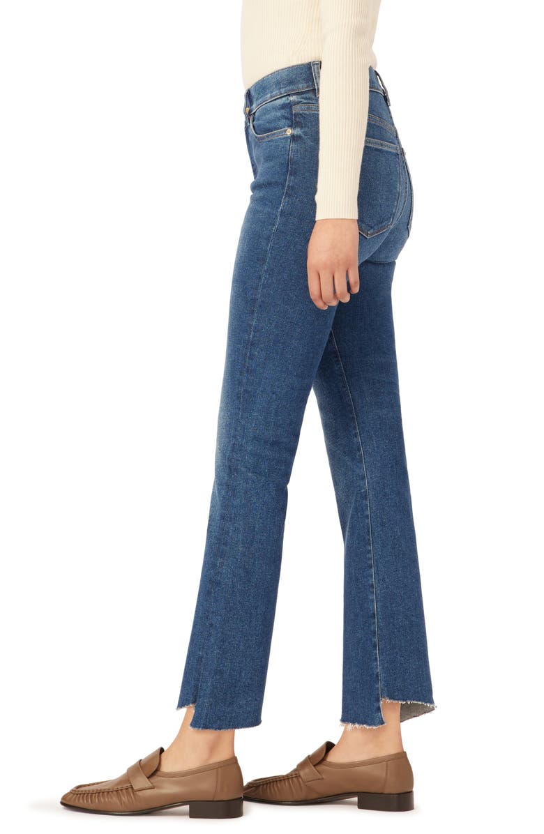 DL1961 Bridget Instasculpt Raw Hem High Waist Ankle Bootcut Jeans, Alternate, color,