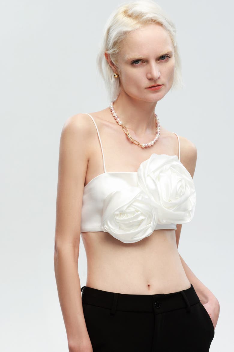 Shell Pearl Necklace with Gem-Encrusted Carabiner Lock, Alternate, color, Pink