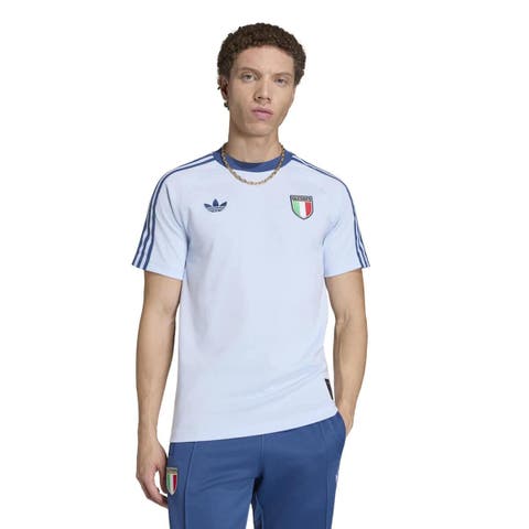 Men's adidas Light Blue Italy National Team Originals T-Shirt