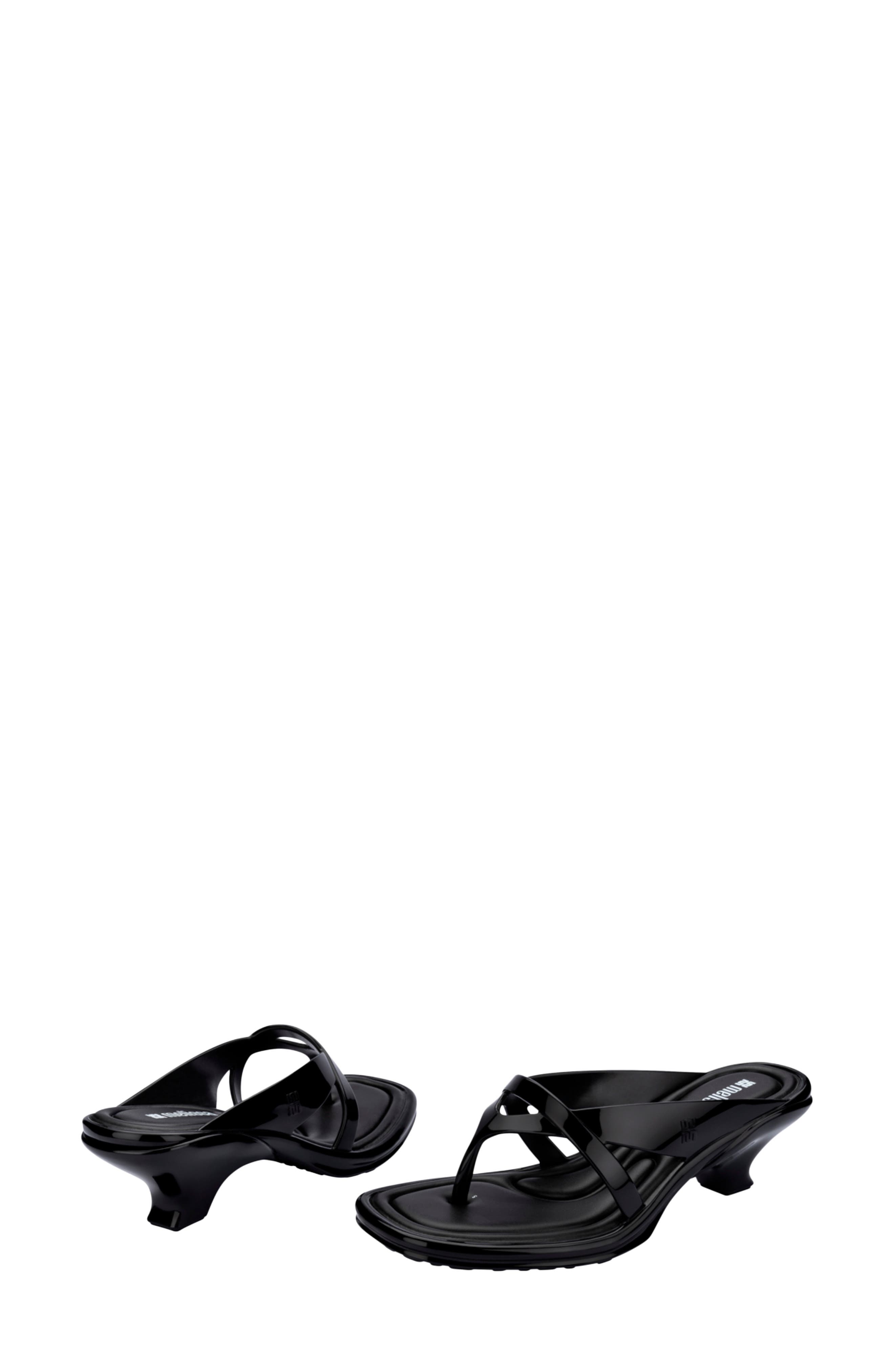 Melissa Layla Flip Flop, Alternate, color, Black