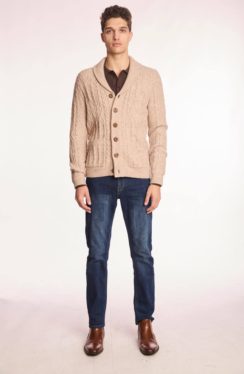 PAISLEY & GRAY Shawl Collar Cardigan, Alternate, color, Mist