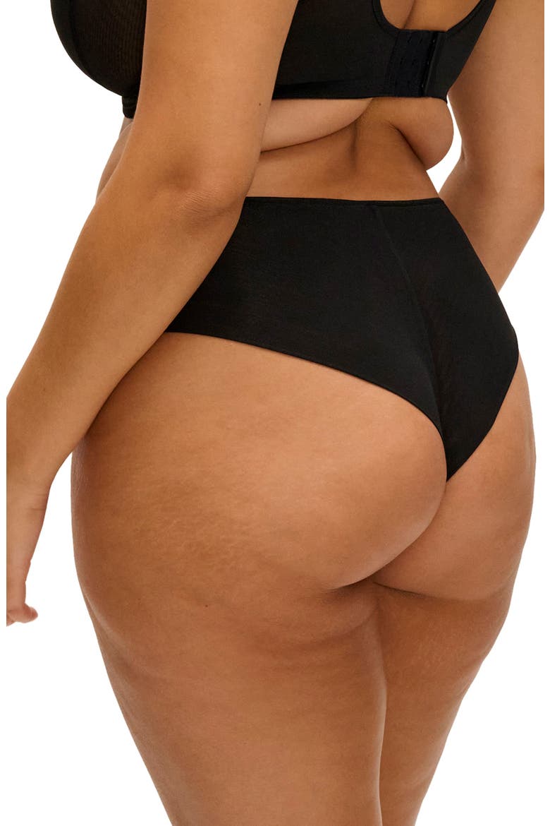 Matilda Brazilian Briefs, Alternate, color, BLACK