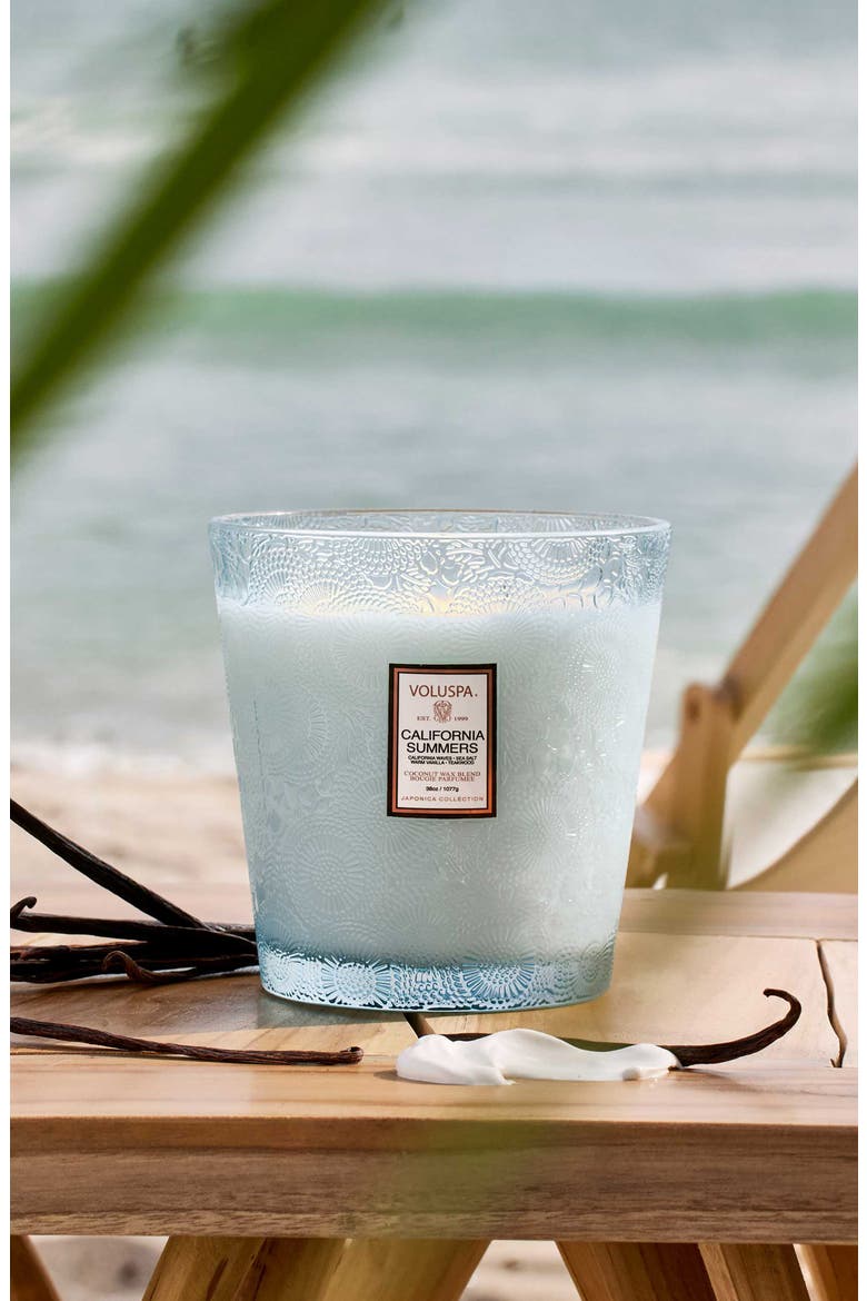 California Summers Three-Wick Hearth Candle, Alternate, color, CALIFORNIA SUMMERS