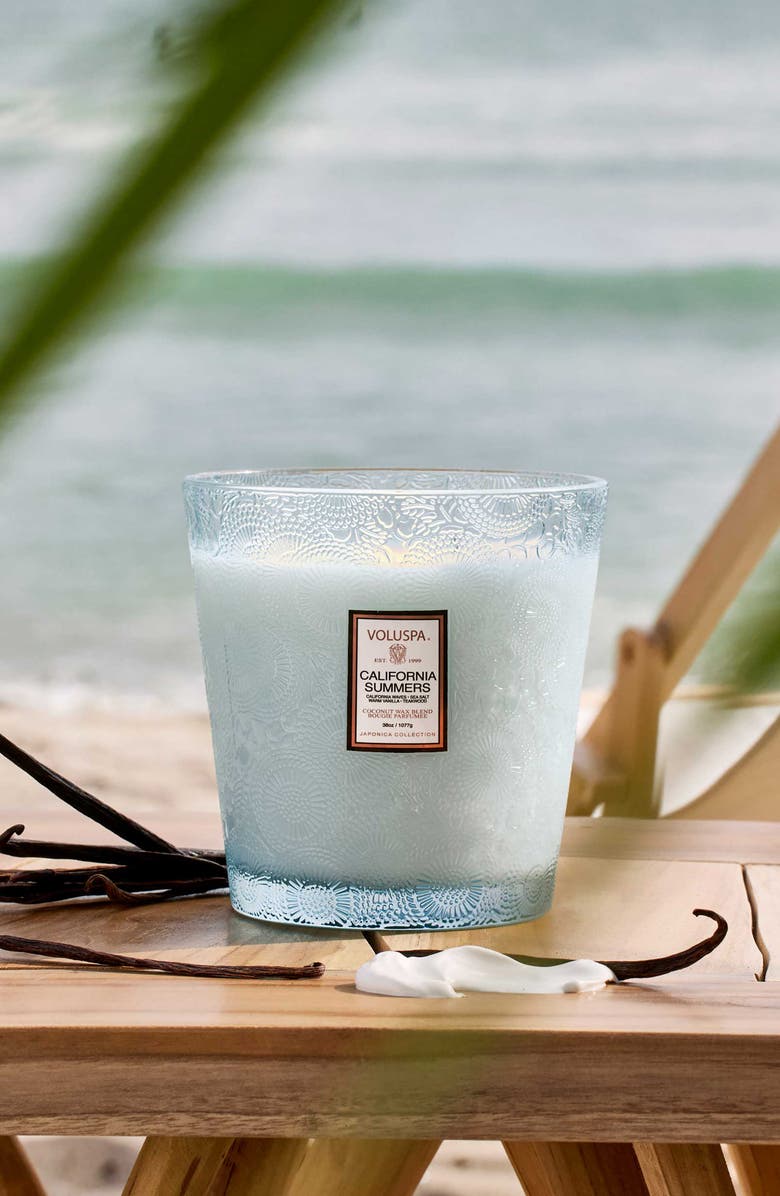 Voluspa California Summers Three-Wick Hearth Candle, Alternate, color, California Summers