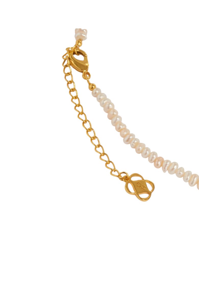 Ottoman Hands Sorel Pearl and Labradorite Beaded Necklace, Alternate, color, Gold