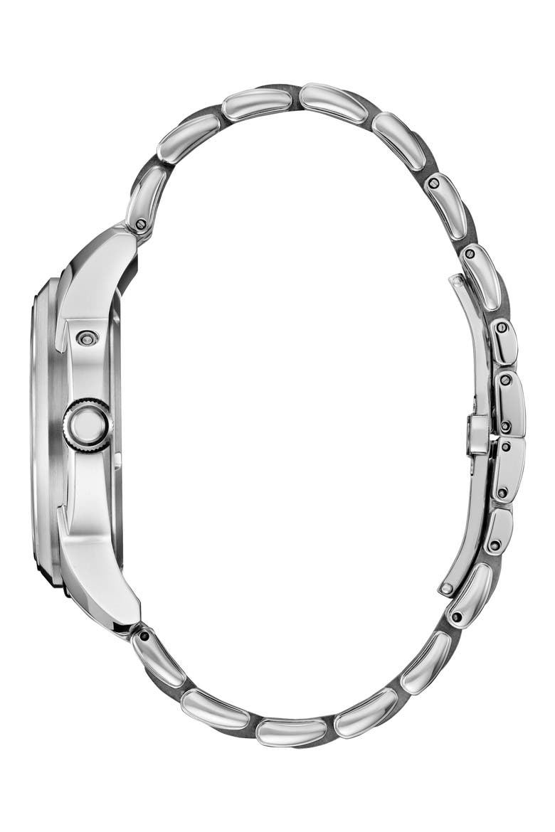 Calendrier Bracelet Watch, 41.8mm, Alternate, color, SILVER-TONE