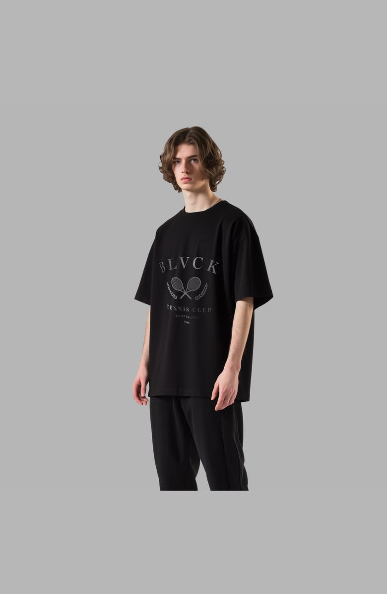 Blvck Tennis Tee, Alternate, color, Black