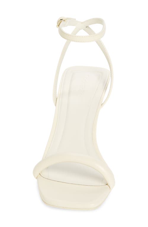 Open Edit Taytum Ankle Strap Sandal In Ivory Egret