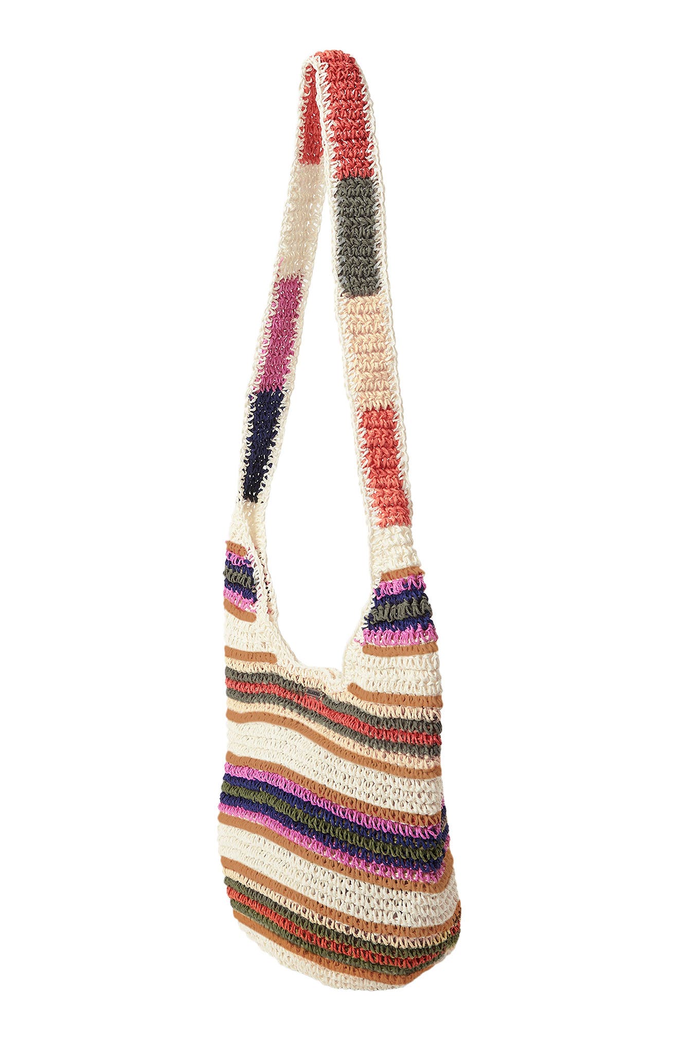 Billabong Piece Together Straw Bag, Main, color, 