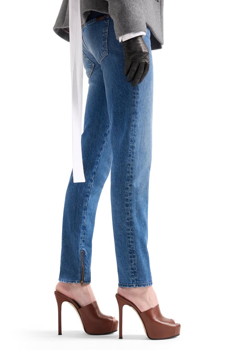 Y2K Low Rise Ankle Skinny Jeans, Alternate, color, MIDTOWN