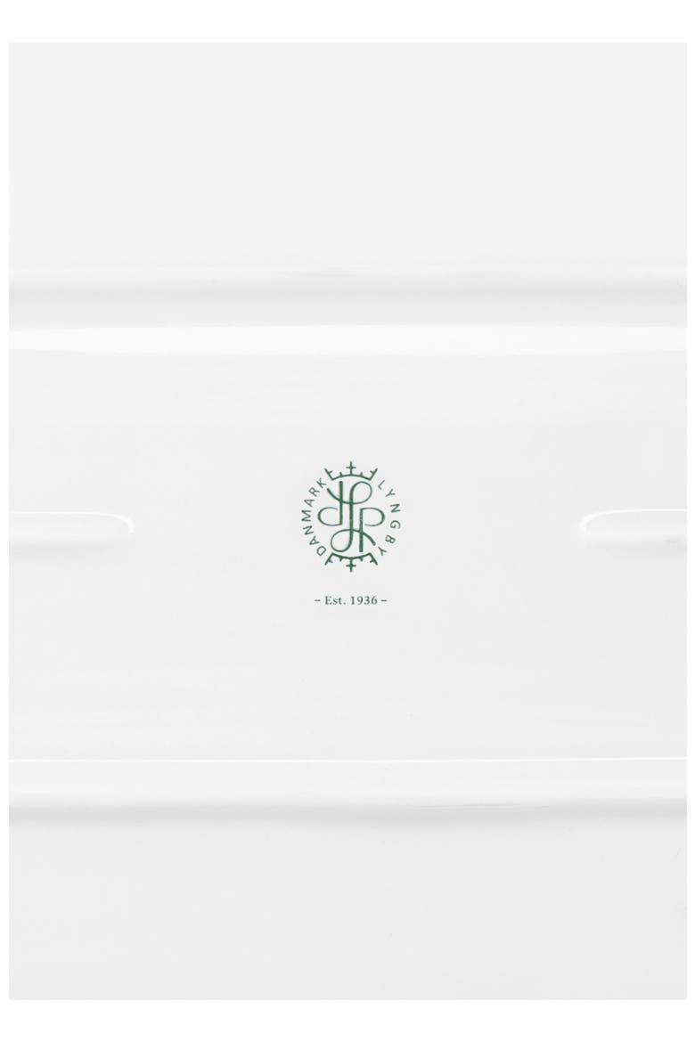 Lyngby Tura Small Oval Serving Dish, Alternate, color, White