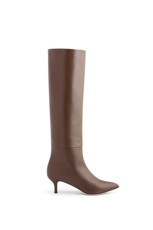 Neil J. Rodgers Eva Slouch Boot In Brown Nappa