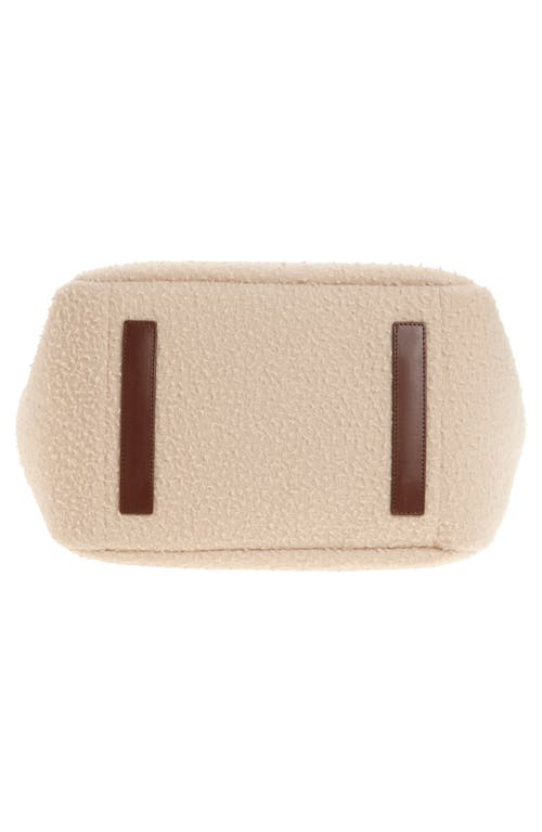 Jw Anderson Belt Anchor Logo Felted Wool Tote