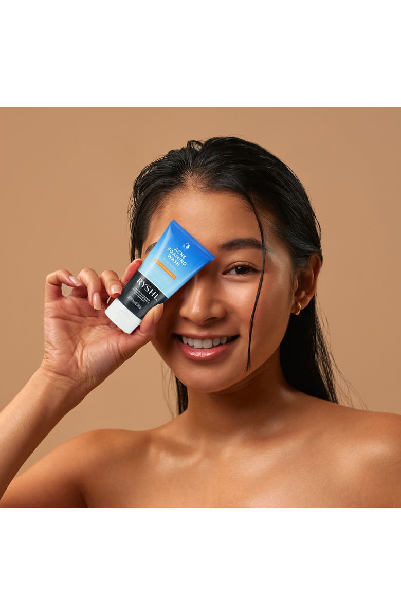 PURSONIC Clear & Glow Skincare Gift Set Acne Foaming Wash, Revitalizing Facial Wash, and Makeup Remover Cleansing Towelettes, Alternate, color, Multicolor