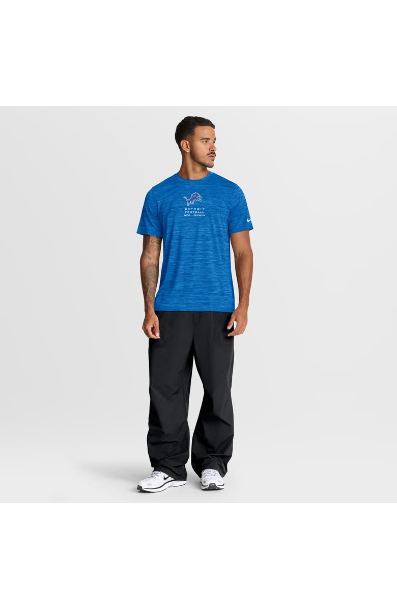 Nike Men's Nike Blue Detroit Lions Velocity Ball Carrier Dri-FIT T-Shirt, Alternate, color, Blue