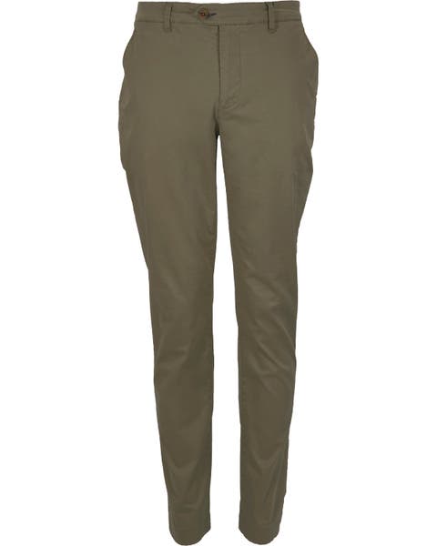 Jack Flat Front Stretch Sateen Pant