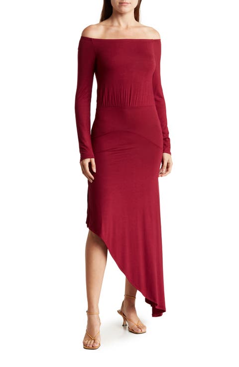 Asymmetric Maxi Dress