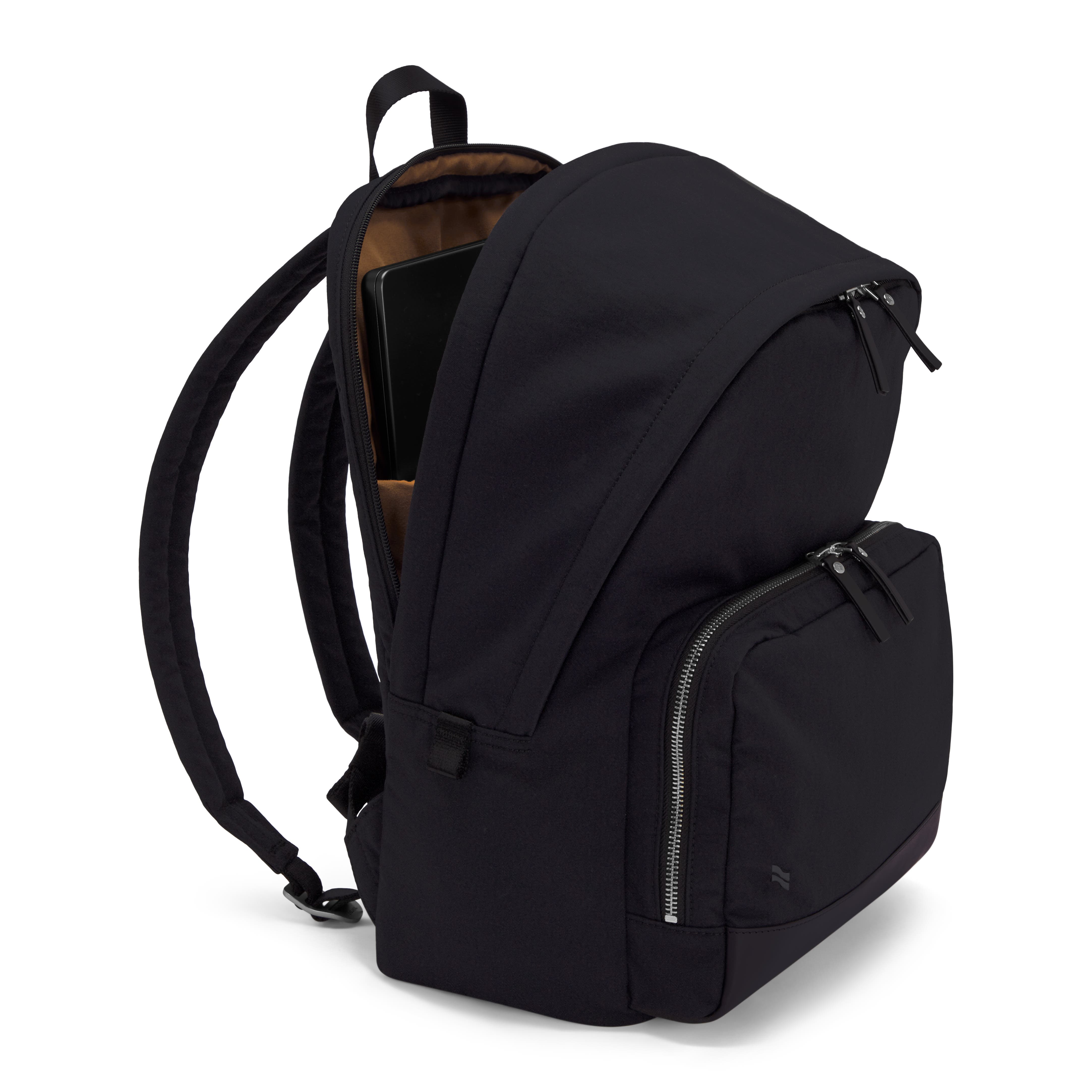 LOJEL SEMO Backpack Modern Commuter  with Laptop Compartment, Alternate, color, Black