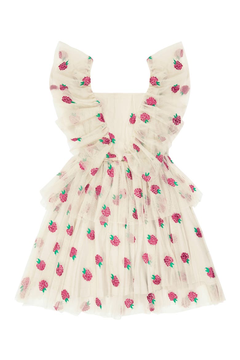 Kids' Johanna Tulle Dress, Alternate, color, OFF WHITE