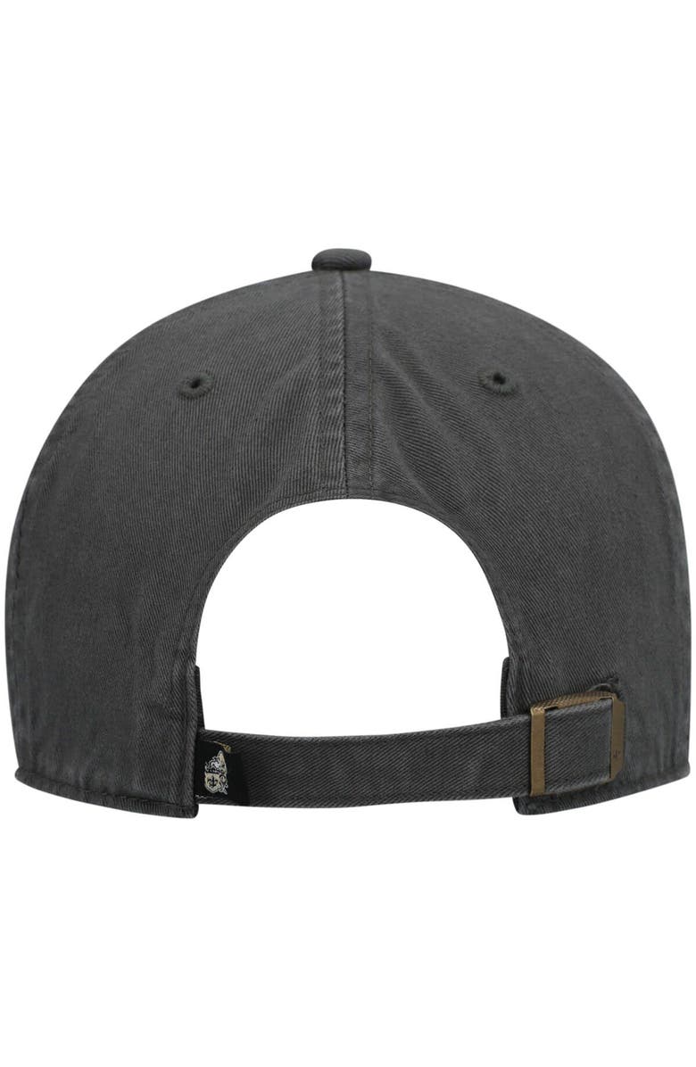 '47 Men's '47 Charcoal New Orleans Saints Clean Up Legacy Adjustable Hat, Alternate, color, Charcoal