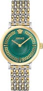 Versace Greca Fortuna Two-Tone Bracelet Watch, 35mm